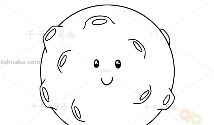 月球怎么画简笔画 简笔画月亮的画法？