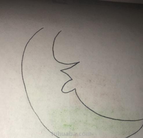 月球怎么画简笔画 简笔画月亮的画法？