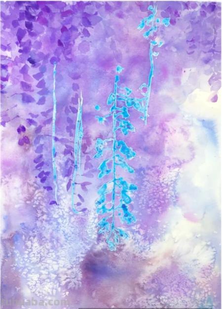 如何使用紫色调进行绘画?