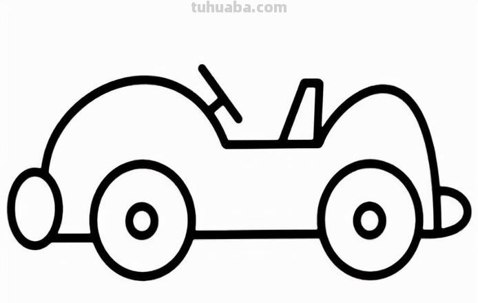 车子怎么画简笔画 简笔小汽车？