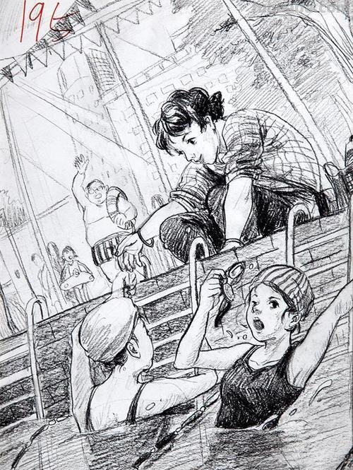 场景动画技巧速写 画速写对动画很有帮助，那么速写的用线和卡通人物有哪些区别？