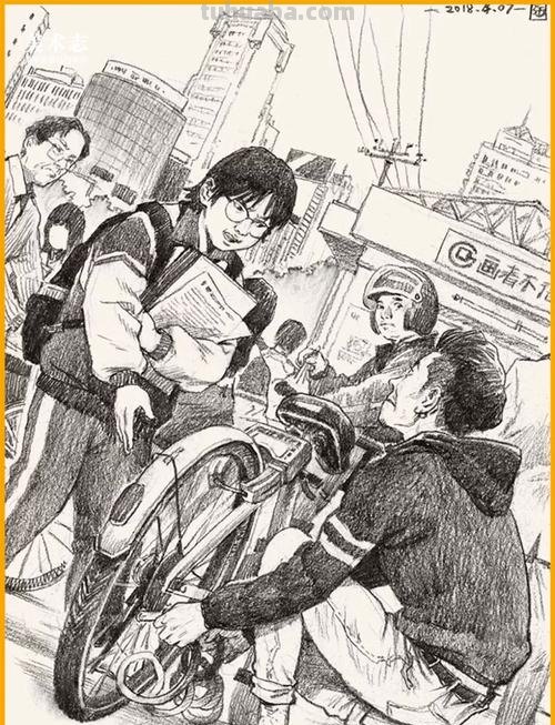 场景动画技巧速写 画速写对动画很有帮助，那么速写的用线和卡通人物有哪些区别？