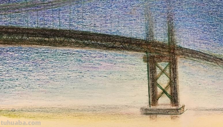 怎么画桥墩彩铅颜色 桥的颜色怎么涂?