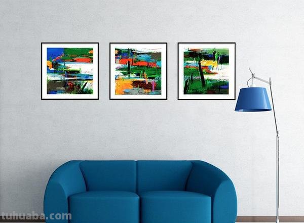 【装饰画色彩简单易画,让家居更有生气】