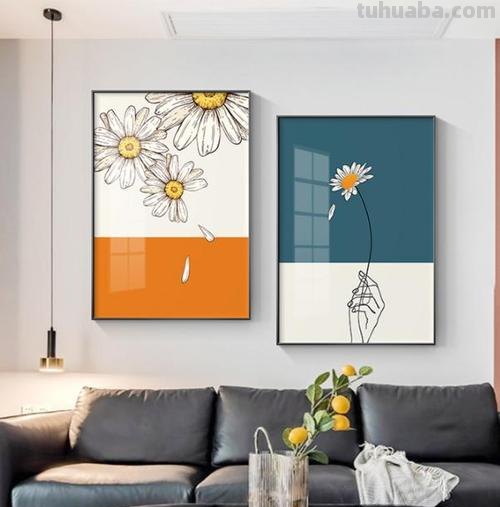 【装饰画色彩简单易画,让家居更有生气】