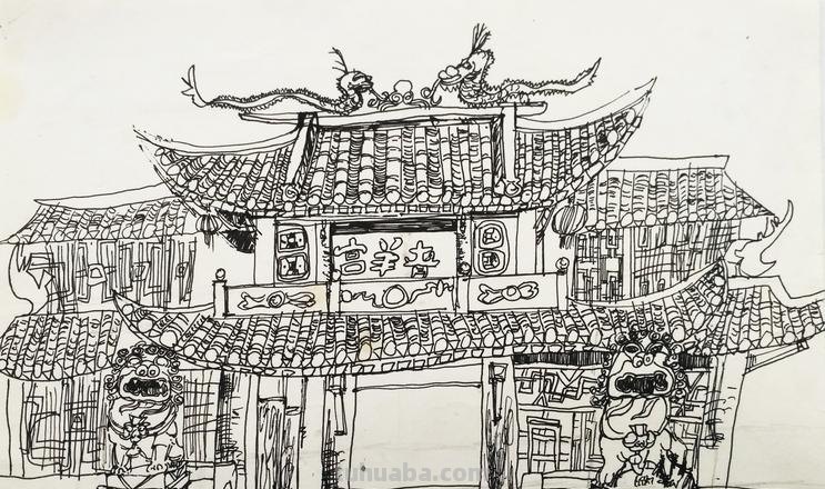 隋唐建筑速写 隋朝建筑的特点?