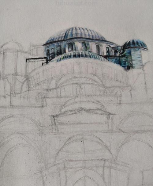 宫殿用彩铅怎么画 三年级画公主城堡？