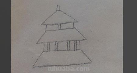 宫殿用彩铅怎么画 三年级画公主城堡？