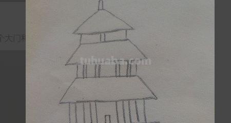 宫殿用彩铅怎么画 三年级画公主城堡？