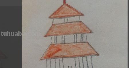 宫殿用彩铅怎么画 三年级画公主城堡？