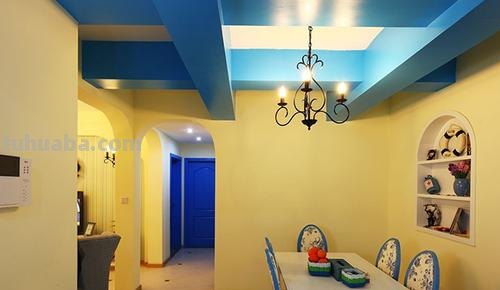 色彩吊顶及吊顶色彩搭配图片大全，打造独特的空间氛围！ 