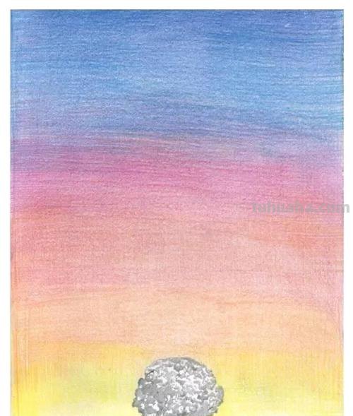 彩铅渐变怎么画天空 彩铅如何画阳光和光晕（急！）？