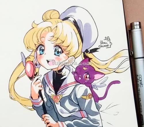 色彩色漫画及色彩漫画图片手绘——二次元世界的绚丽之美