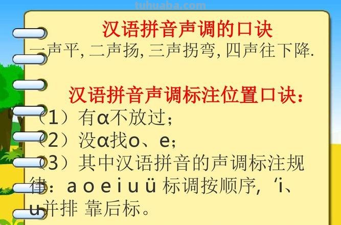 声调的标法口诀 声调的标法口诀儿歌一声平