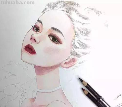 怎么学习彩铅画头像 彩铅画二次元人物教程？