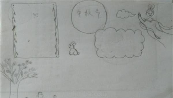 中秋节的手抄报怎么画动漫 中秋节手抄报仙气又漂亮？