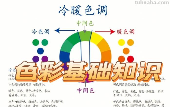 美术色彩基础知识：从色轮到色彩搭配 
