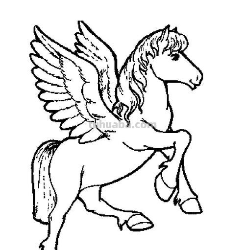 飞马怎么画简笔画 如何简单画马?