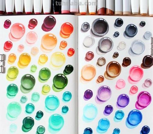  马克笔色彩与马克笔色彩画：让创意无限流淌的魔法 