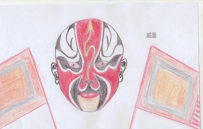 京戏人物怎么画彩铅 京剧脸谱怎么涂色？