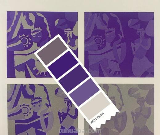 用色彩面积对比作业图四宫格提高设计感 