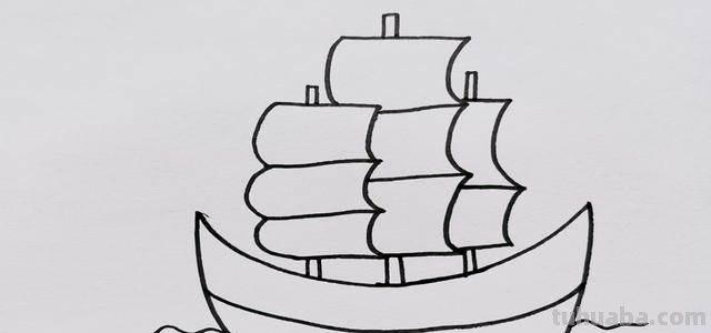 帆船的简笔画怎么画 帆船的简笔画的画法?