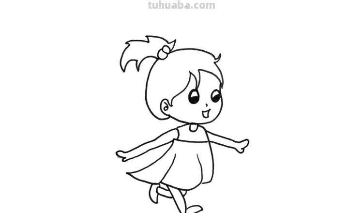 怎么绘画人物简笔画 人物简笔画小女孩简笔画怎么画？