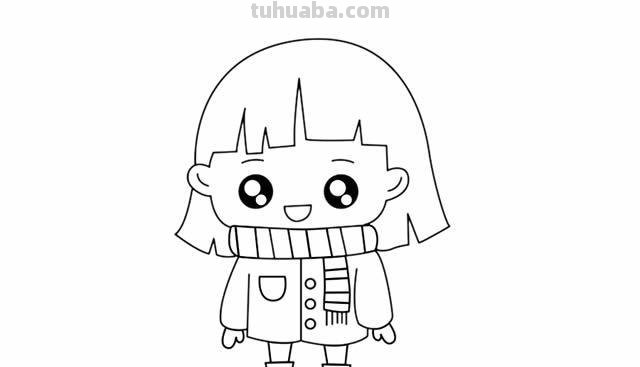 怎么绘画人物简笔画 人物简笔画小女孩简笔画怎么画?