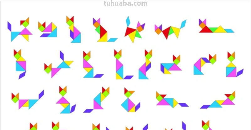 七巧板可以拼成什么图案大全