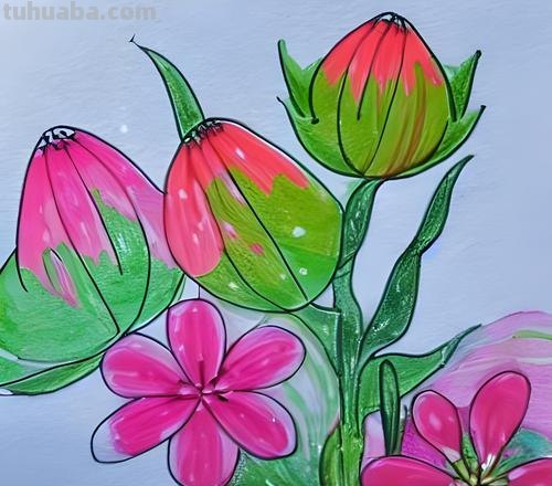 花草的色彩及花草色彩简笔画——用色彩和线条描绘自然的美丽 