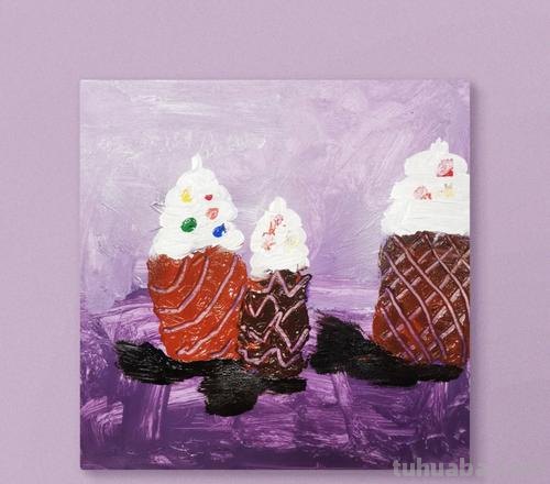 冰淇淋色彩及冰淇淋色彩画——探究冰淇淋在色彩艺术中的表现 