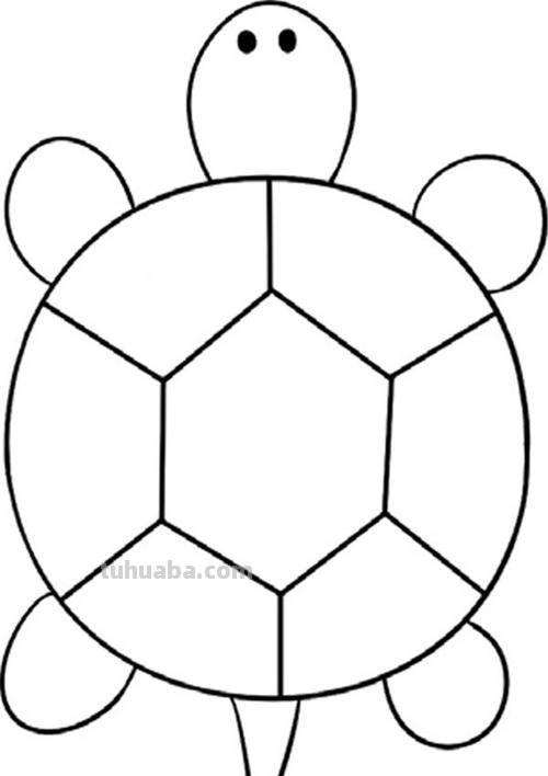 小乌龟怎么画简笔画 1-3岁儿童简单画画小乌龟？