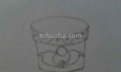 彩铅花盆背景怎么画 画彩铅画是先写字还是先涂背景？