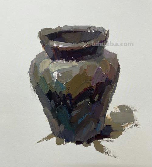 罐子色彩步骤及罐子色彩步骤图