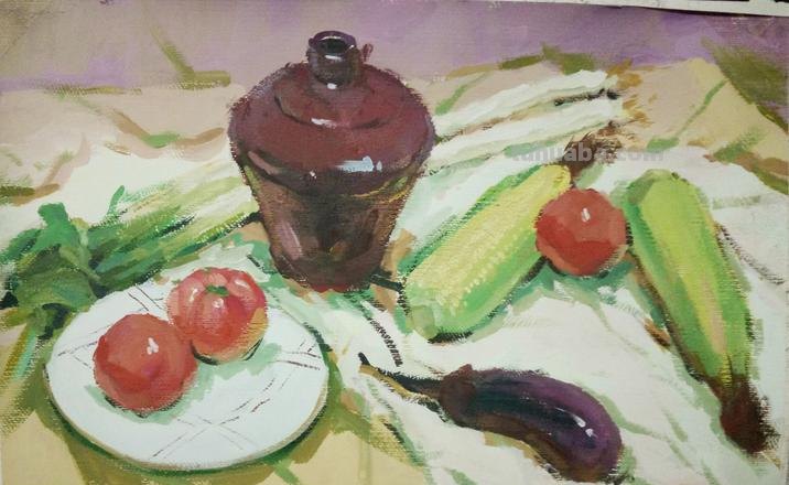 色彩画素描及色彩画素描画：如何用色彩让素描更生动 