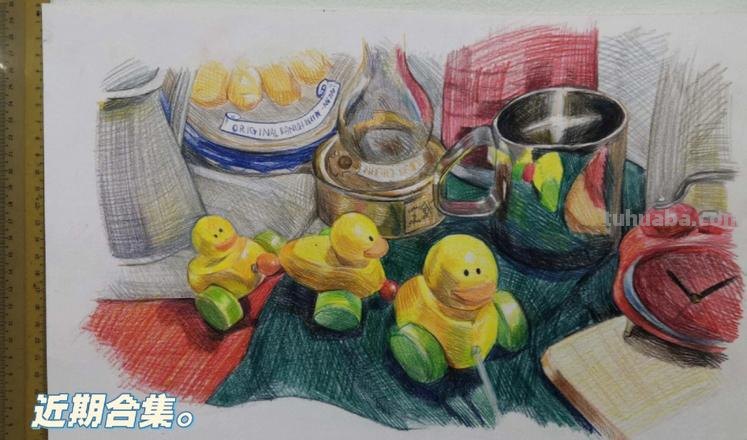 色彩画素描及色彩画素描画：如何用色彩让素描更生动 