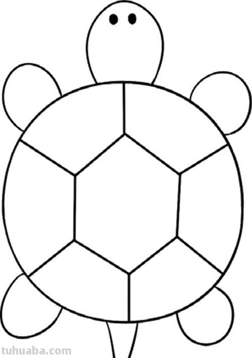 乌龟的简笔画怎么画 儿童画真实小动物超简单？