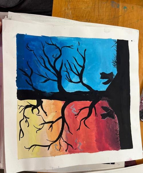 冷暖色彩构成及冷暖色彩构成图片大全 