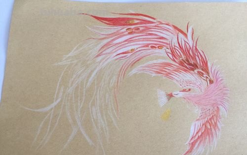 玄风怎么画彩铅 怎么用彩铅画龙和凤凰?