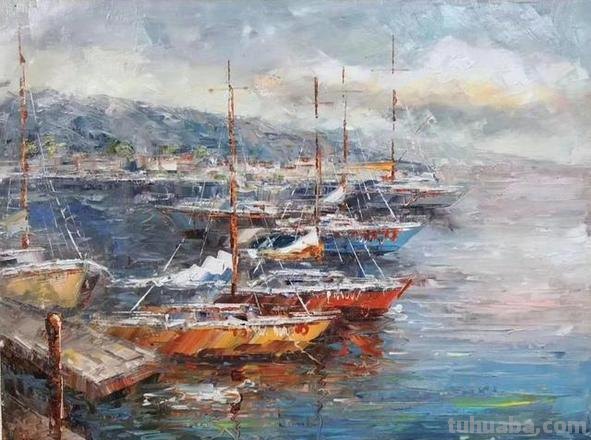 色彩风景船只，如何用绘画表达美妙的自然之美？ 