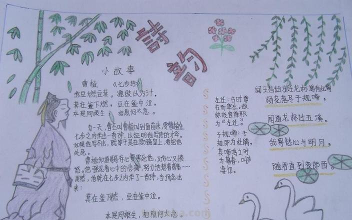 古诗手抄报写什么 古诗手抄报的资料?