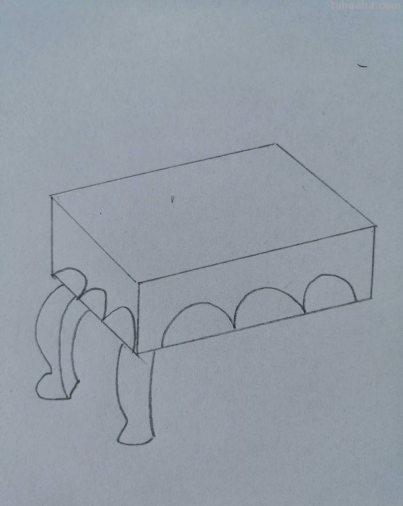 书桌的简笔画怎么画 怎样画桌子？