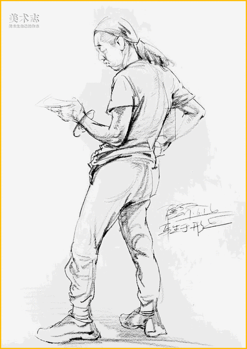 速写小组合 人物组合速写与动态速写？