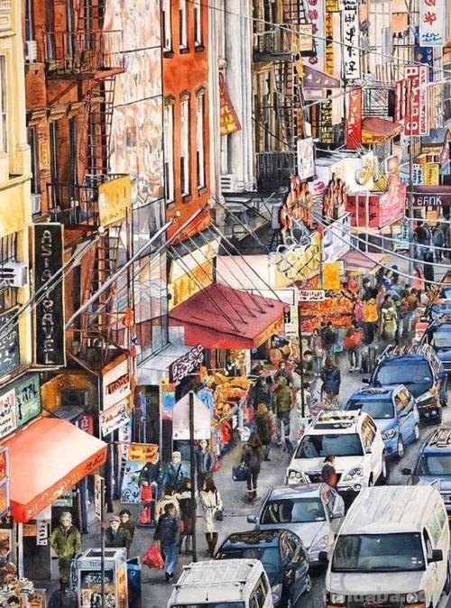 城市色彩画——用色彩记录城市的生活 