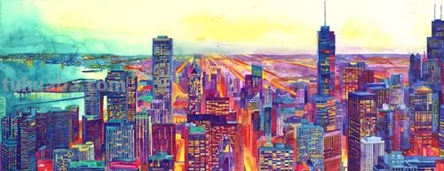 城市色彩画——用色彩记录城市的生活