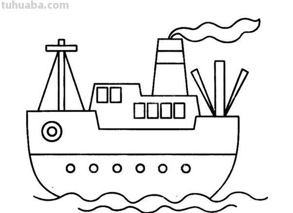 船的简笔画怎么画 轮船画法教程。如何画轮船，怎么画轮船？简笔画？