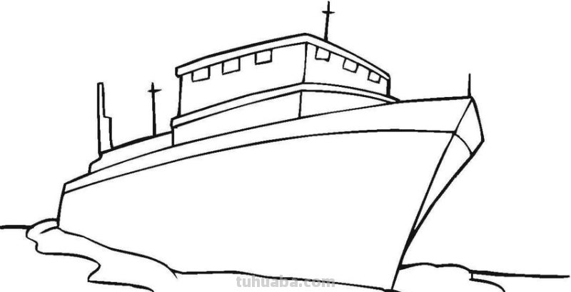 船的简笔画怎么画 轮船画法教程。如何画轮船，怎么画轮船？简笔画？