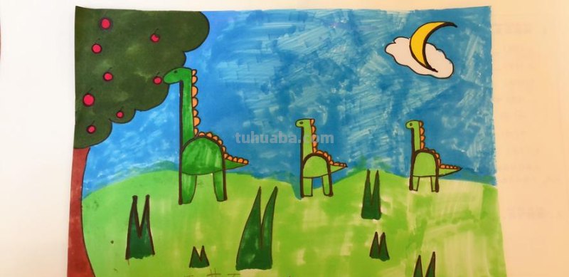 富有色彩的绘画作品和英文表达 