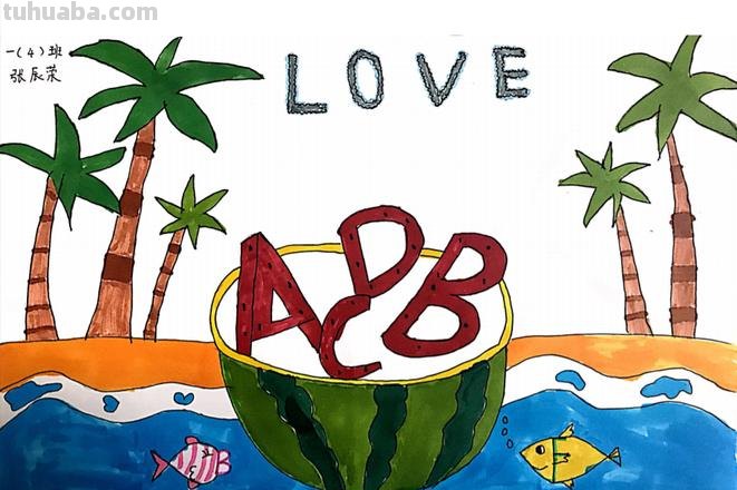 富有色彩的绘画作品和英文表达 