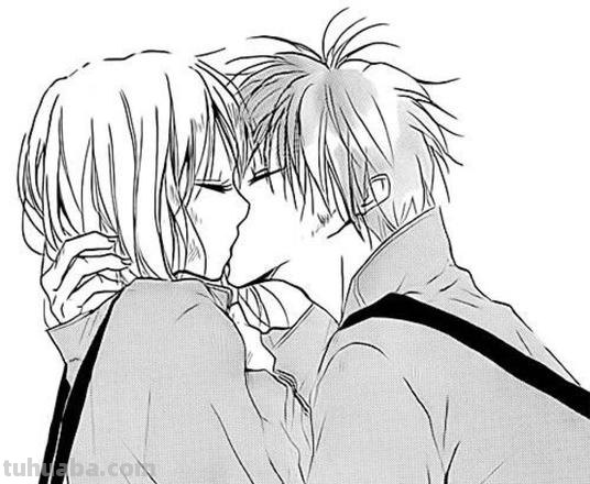 简笔画的亲亲怎么画 如何画接吻中的人物？